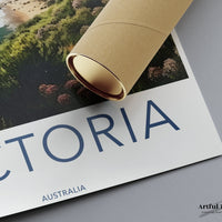 Victoria Bay Poster | Australia Wall Art | Oceania Decor