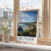 Victoria Bay Poster | Australia Wall Art | Oceania Decor