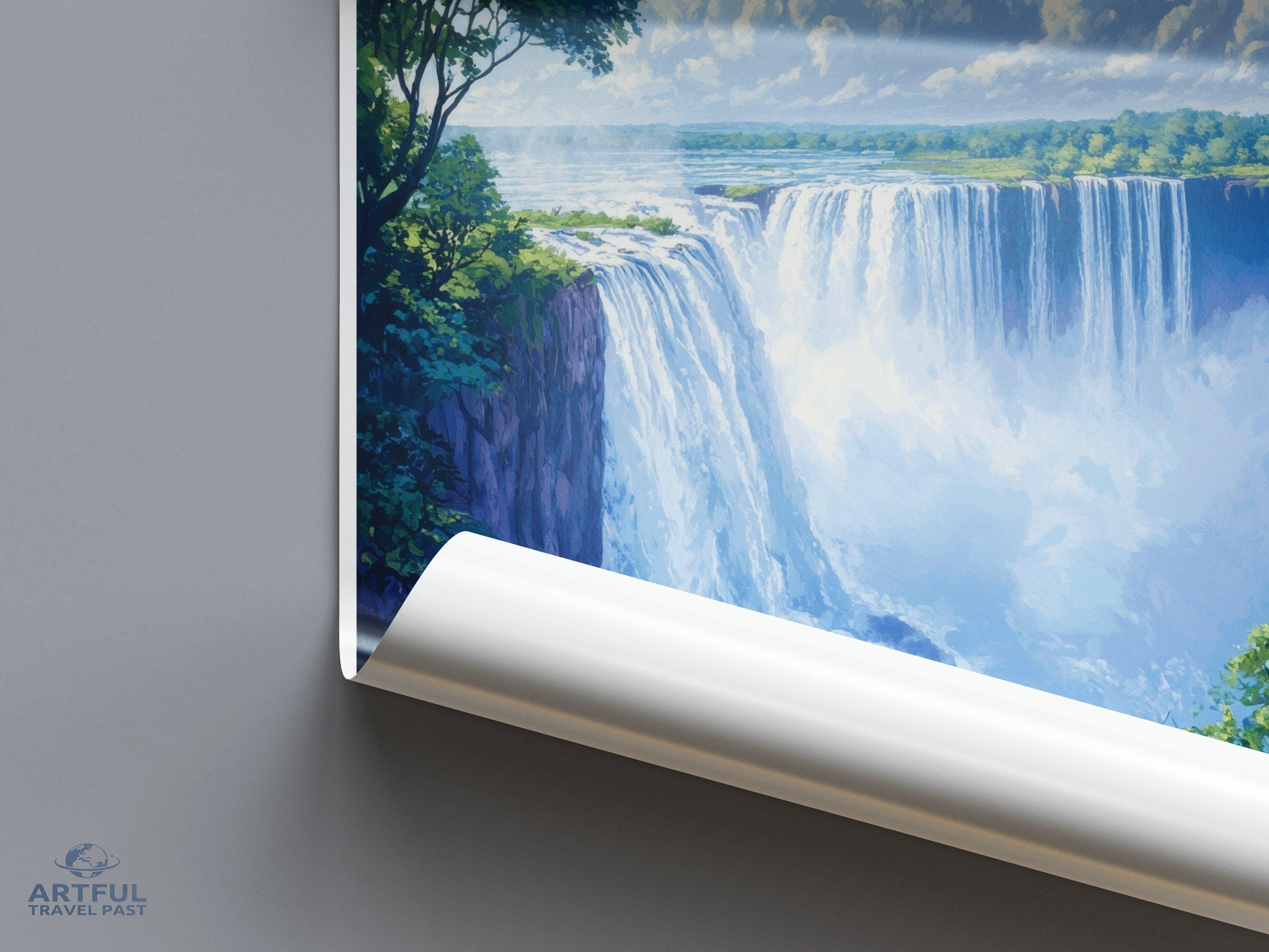 Victoria Falls Poster - Zimbabwe Wall Art