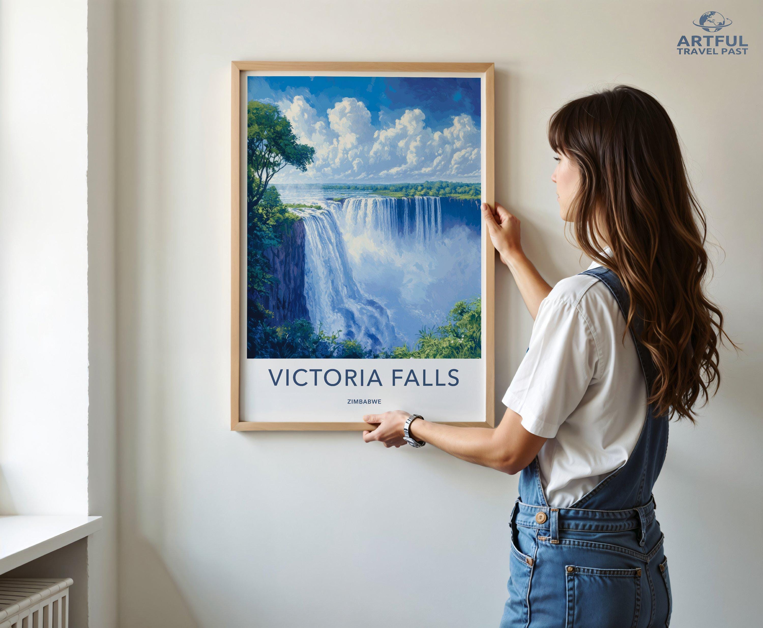 Victoria Falls Poster - Zimbabwe Wall Art