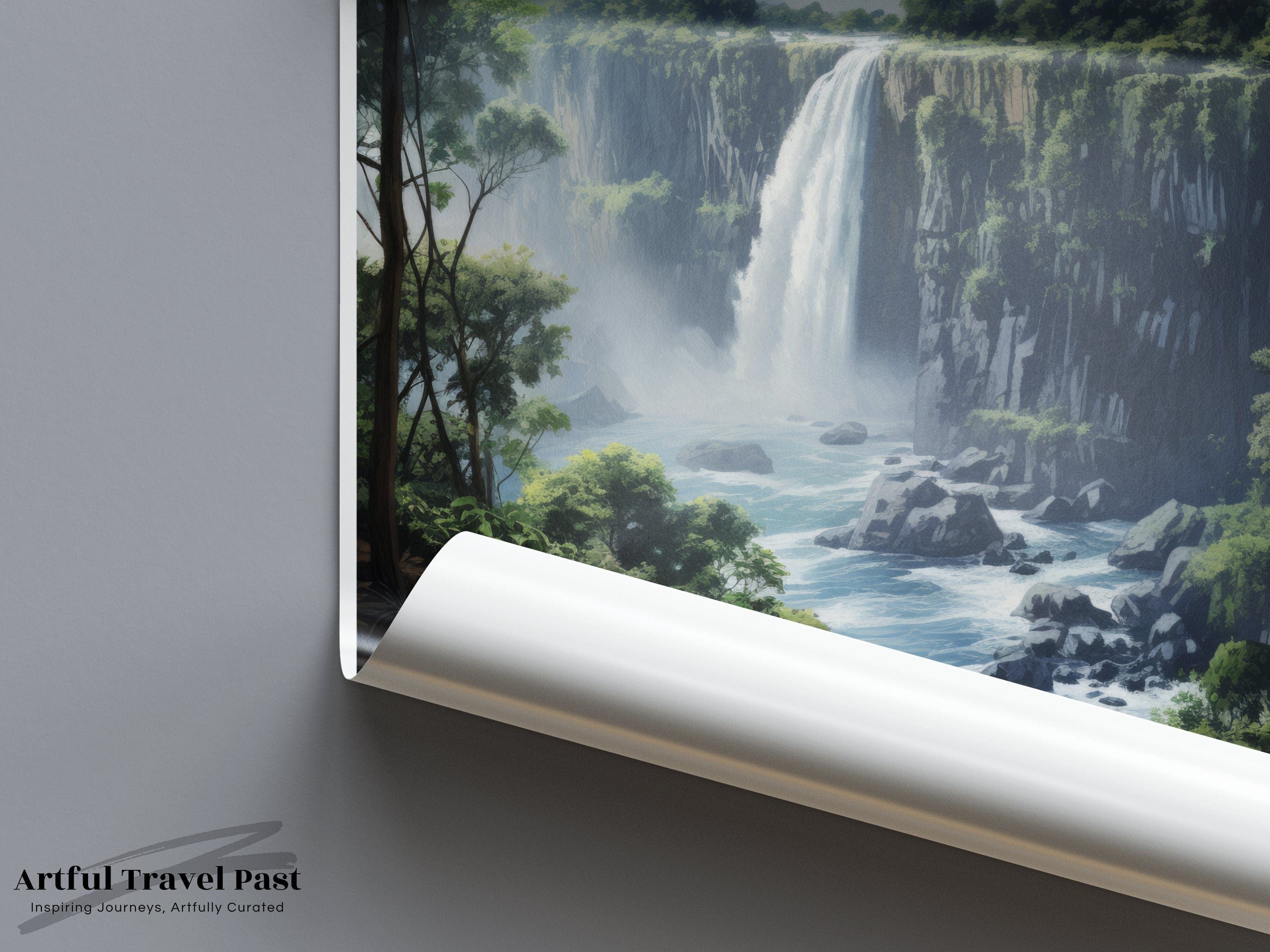 Victoria Falls Poster - Zimbabwe Wall Art