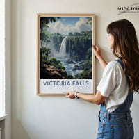 Victoria Falls Poster - Zimbabwe Wall Art