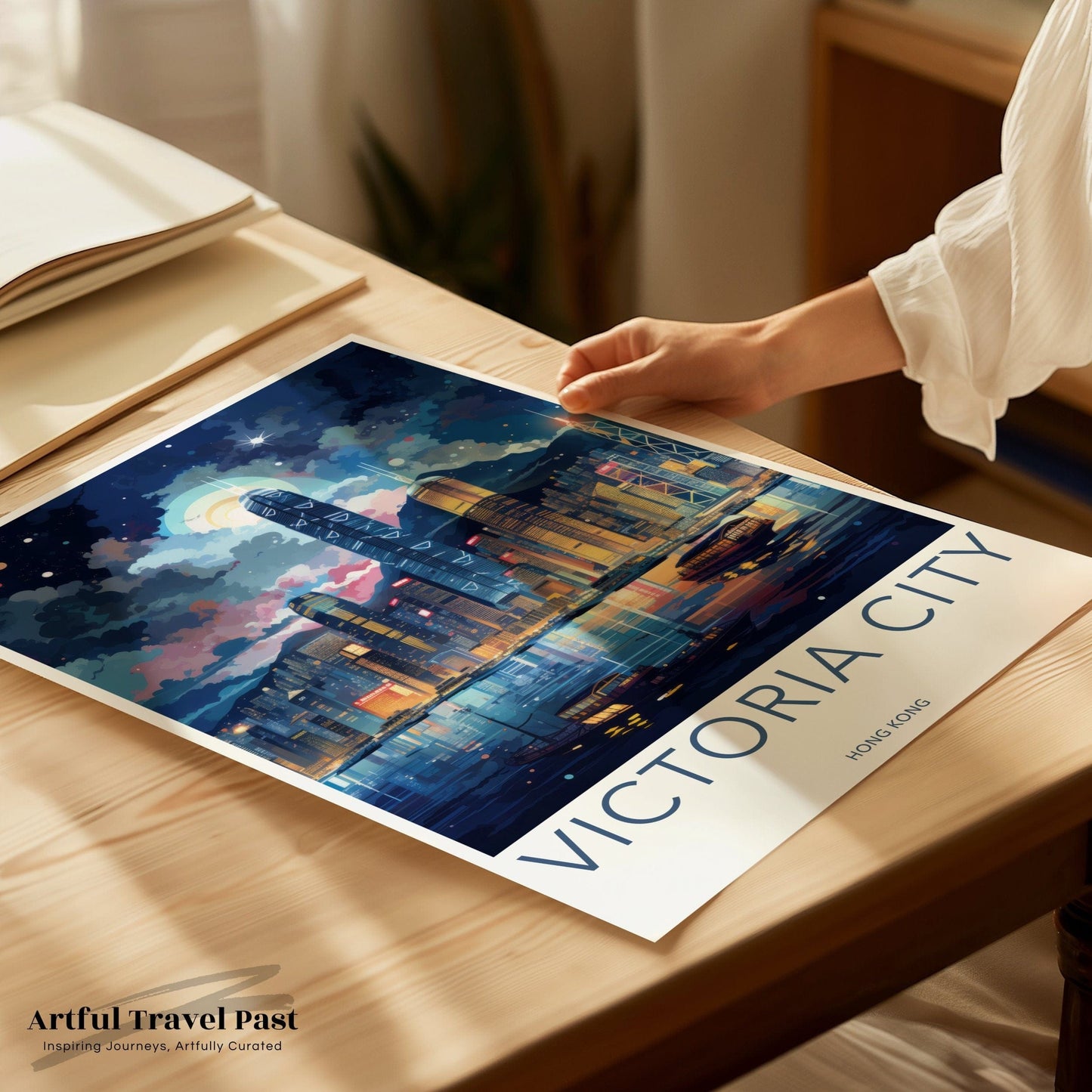 Victoria Harbor Poster | Hong Kong Wall Art