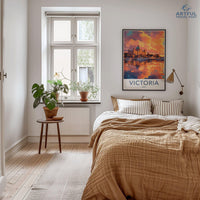Victoria Poster | Canada Wall Art | North America Decor