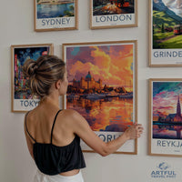 Victoria Poster | Canada Wall Art | North America Decor