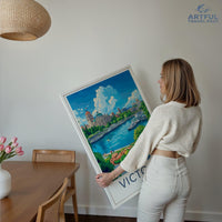 Victoria Poster | Canada Wall Art | North America Decor