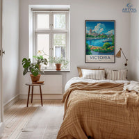 Victoria Poster | Canada Wall Art | North America Decor