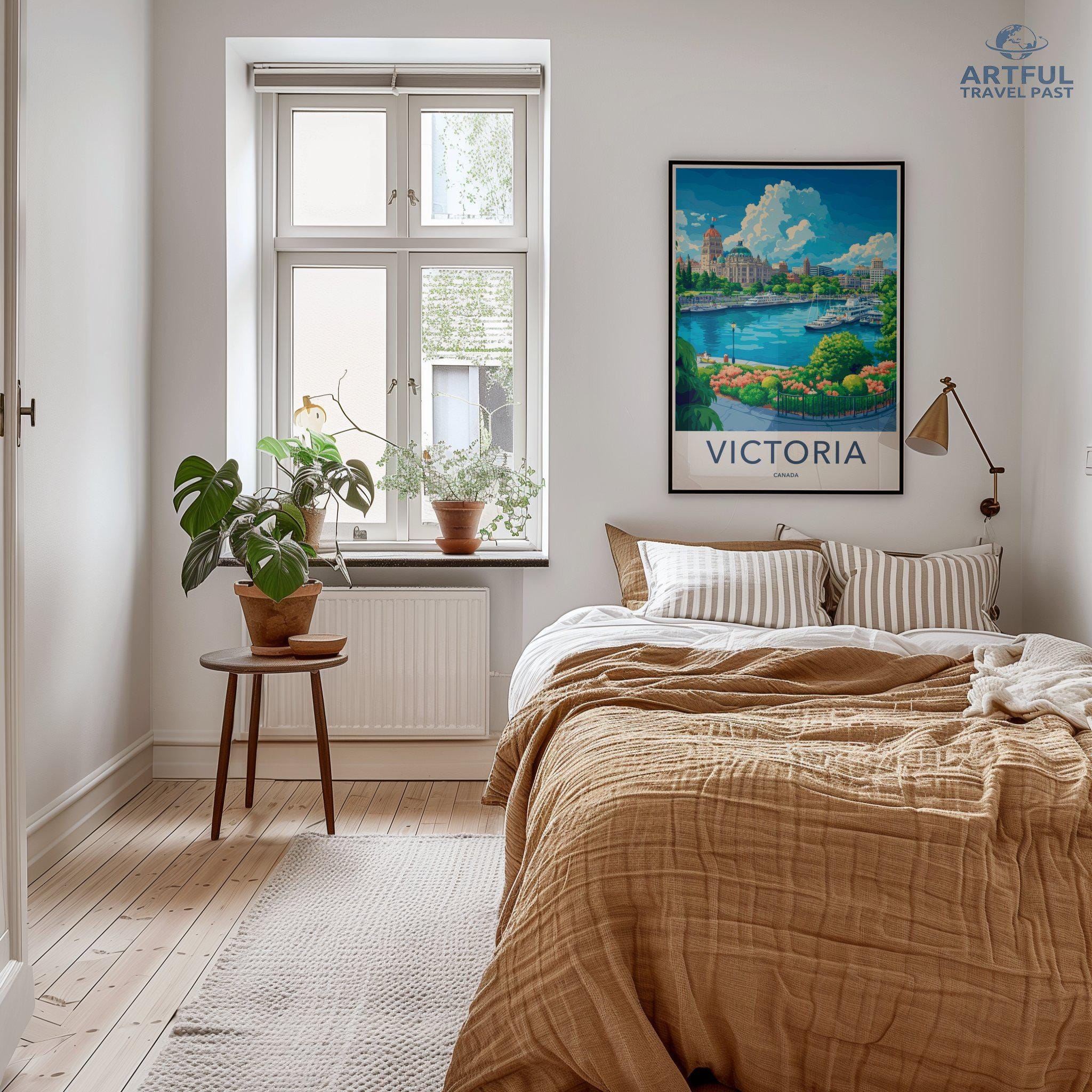 Victoria Poster | Canada Wall Art | North America Decor