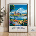 Victoria Poster | Canada Wall Art | North America Decor