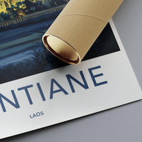 Vientiane Poster - Laos Wall Art