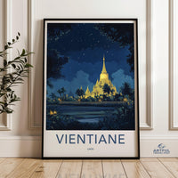 Vientiane Poster - Laos Wall Art