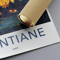 Vientiane Poster - Laos Wall Art