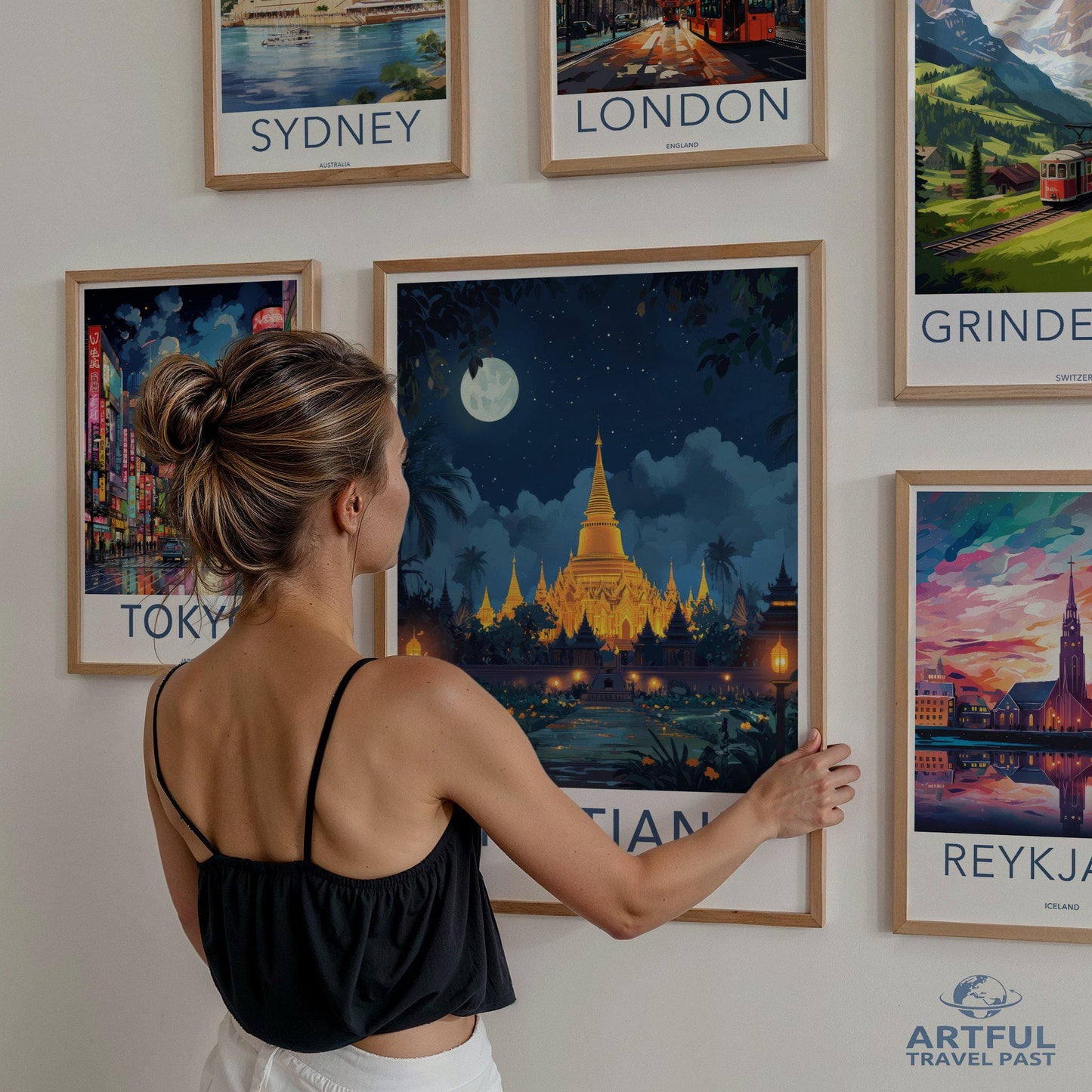 Vientiane Poster - Laos Wall Art