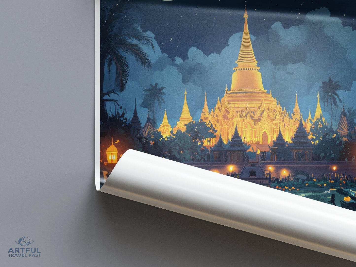 Vientiane Poster - Laos Wall Art