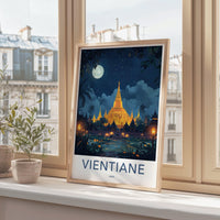 Vientiane Poster - Laos Wall Art