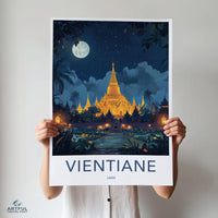 Vientiane Poster - Laos Wall Art