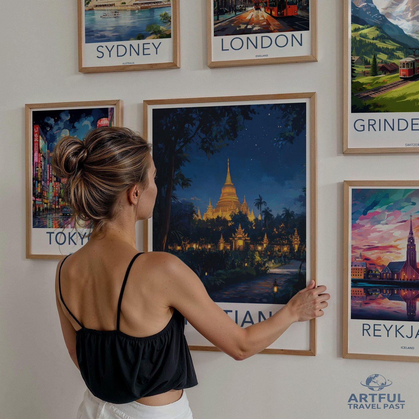 Vientiane Poster - Laos Wall Art