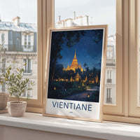 Vientiane Poster - Laos Wall Art