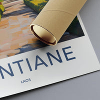 Vientiane Poster - Laos Wall Art