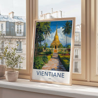 Vientiane Poster - Laos Wall Art