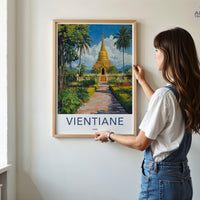 Vientiane Poster - Laos Wall Art