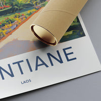 Vientiane Poster - Laos Wall Art