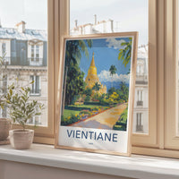 Vientiane Poster - Laos Wall Art