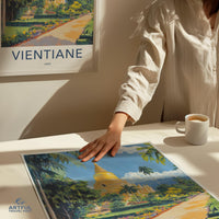 Vientiane Poster - Laos Wall Art
