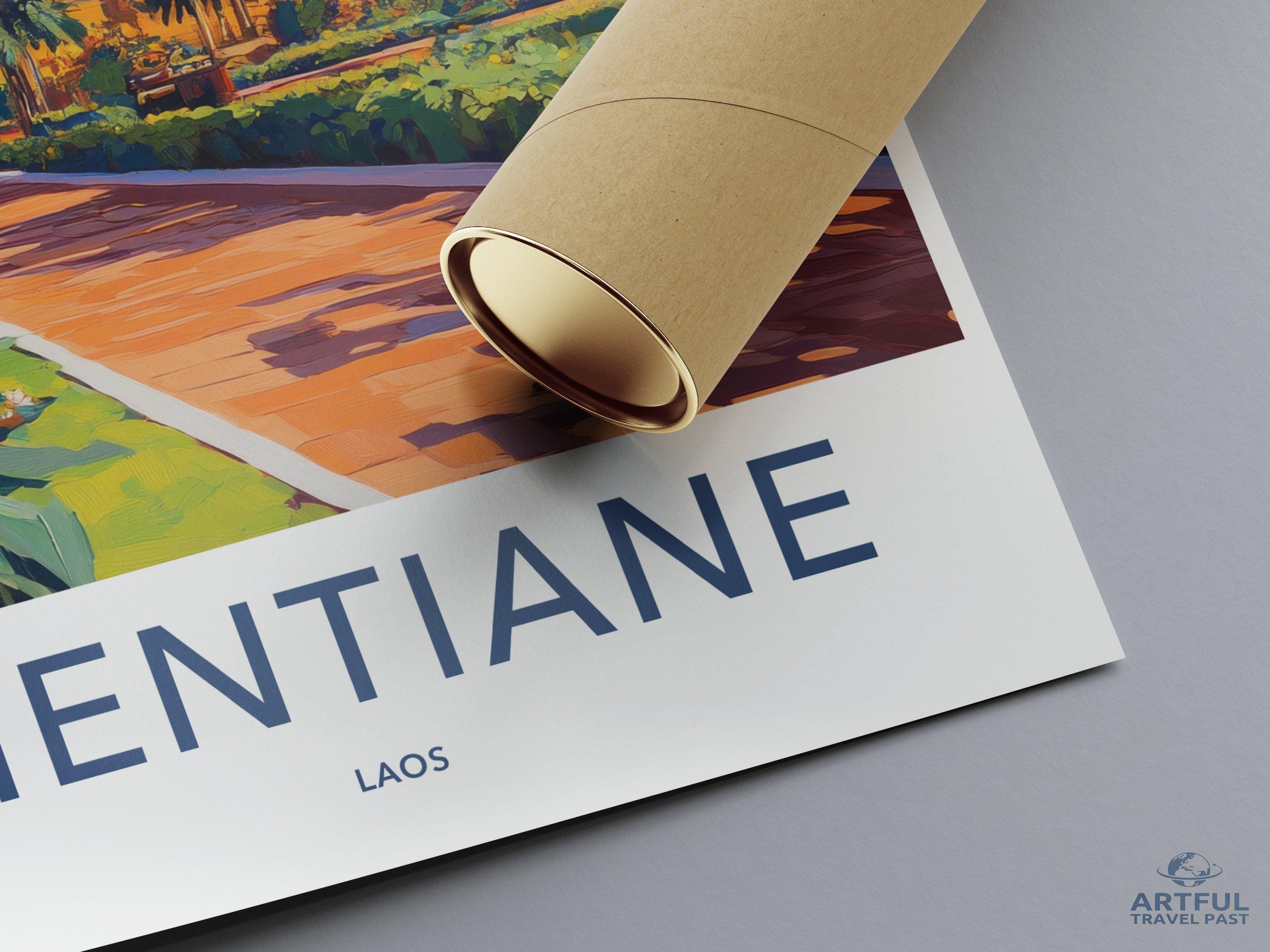 Vientiane Poster - Laos Wall Art