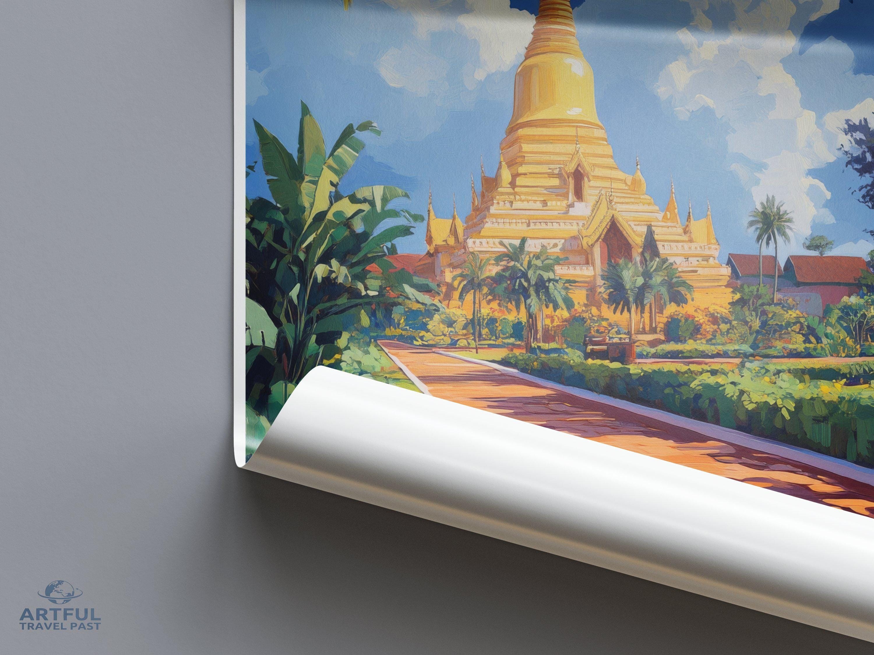 Vientiane Poster - Laos Wall Art