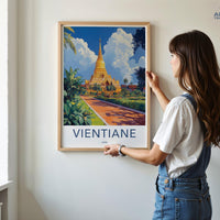 Vientiane Poster - Laos Wall Art