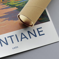 Vientiane Poster - Laos Wall Art