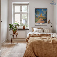 Vientiane Poster - Laos Wall Art