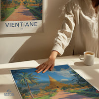Vientiane Poster - Laos Wall Art