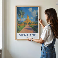 Vientiane Poster - Laos Wall Art