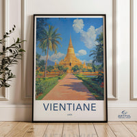 Vientiane Poster - Laos Wall Art