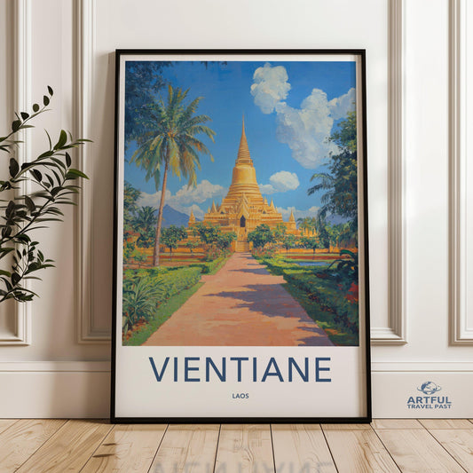 Vientiane Poster - Laos Wall Art