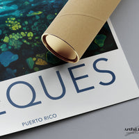 Vieques Poster - Puerto Rico Wall Art