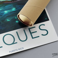 Vieques Poster | Puerto Rico Wall Art