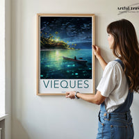 Vieques Poster | Puerto Rico Wall Art