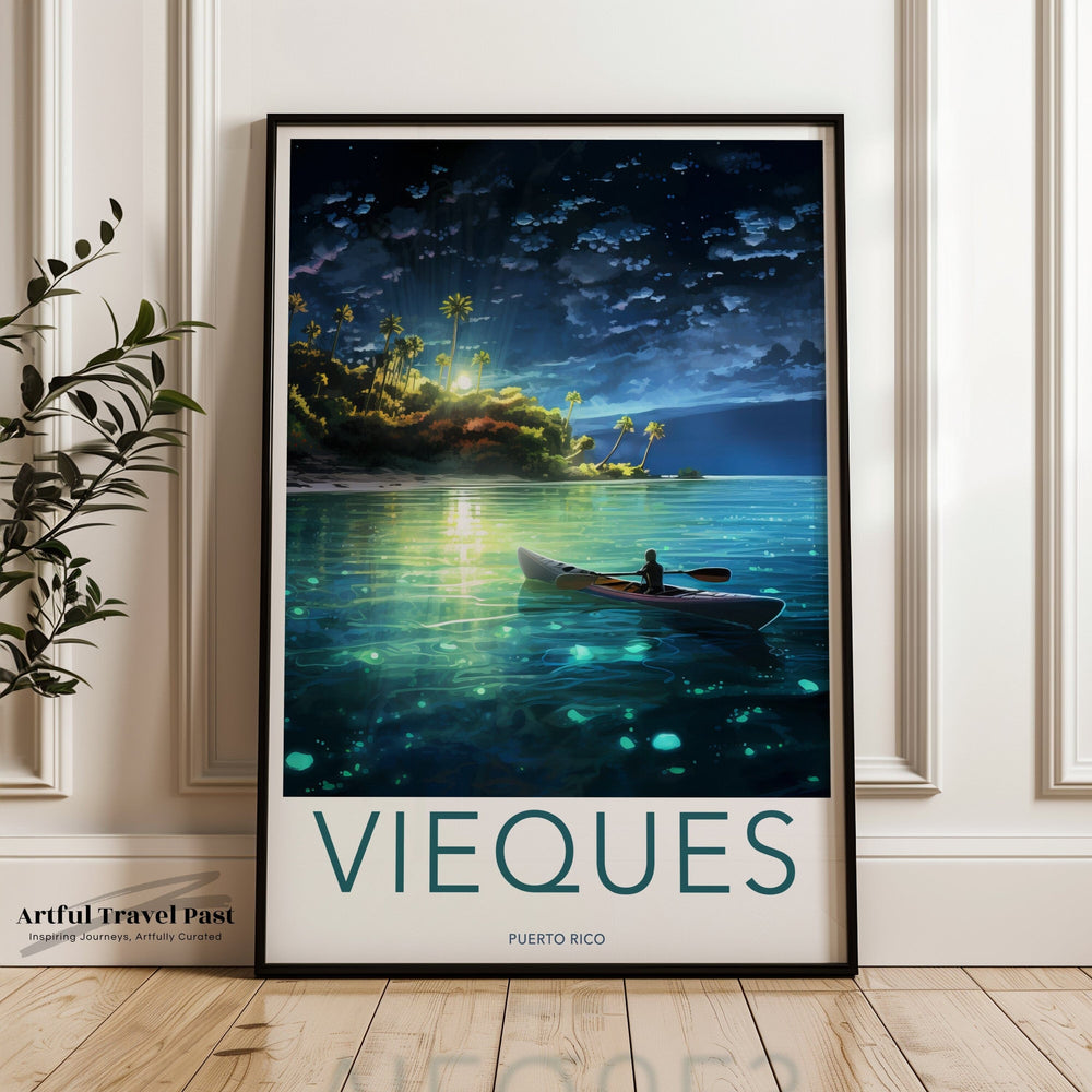 Vieques Poster | Puerto Rico Wall Art