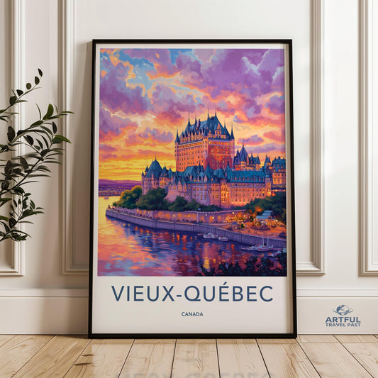 Vieux Quebec Poster - Canada Wall Art
