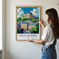 Vieux Quebec Poster - Canada Wall Art