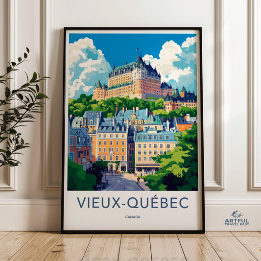 Vieux Quebec Poster - Canada Wall Art
