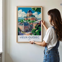 Vieux Quebec Poster - Canada Wall Art