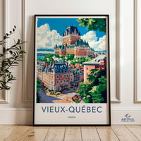 Vieux Quebec Poster - Canada Wall Art