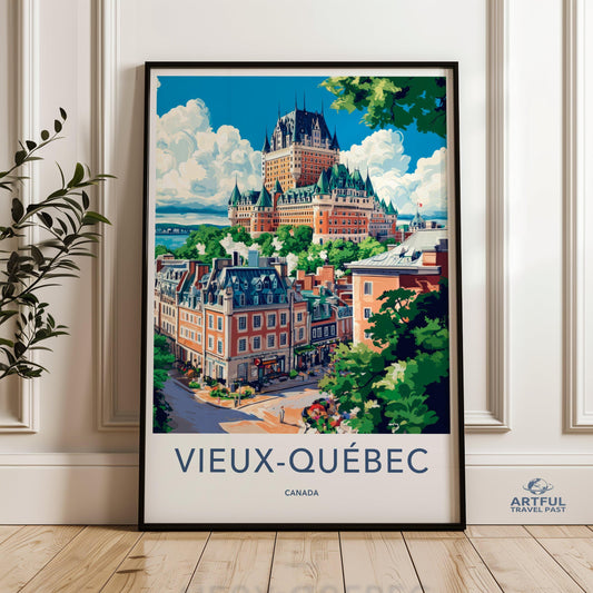 Vieux Quebec Poster - Canada Wall Art
