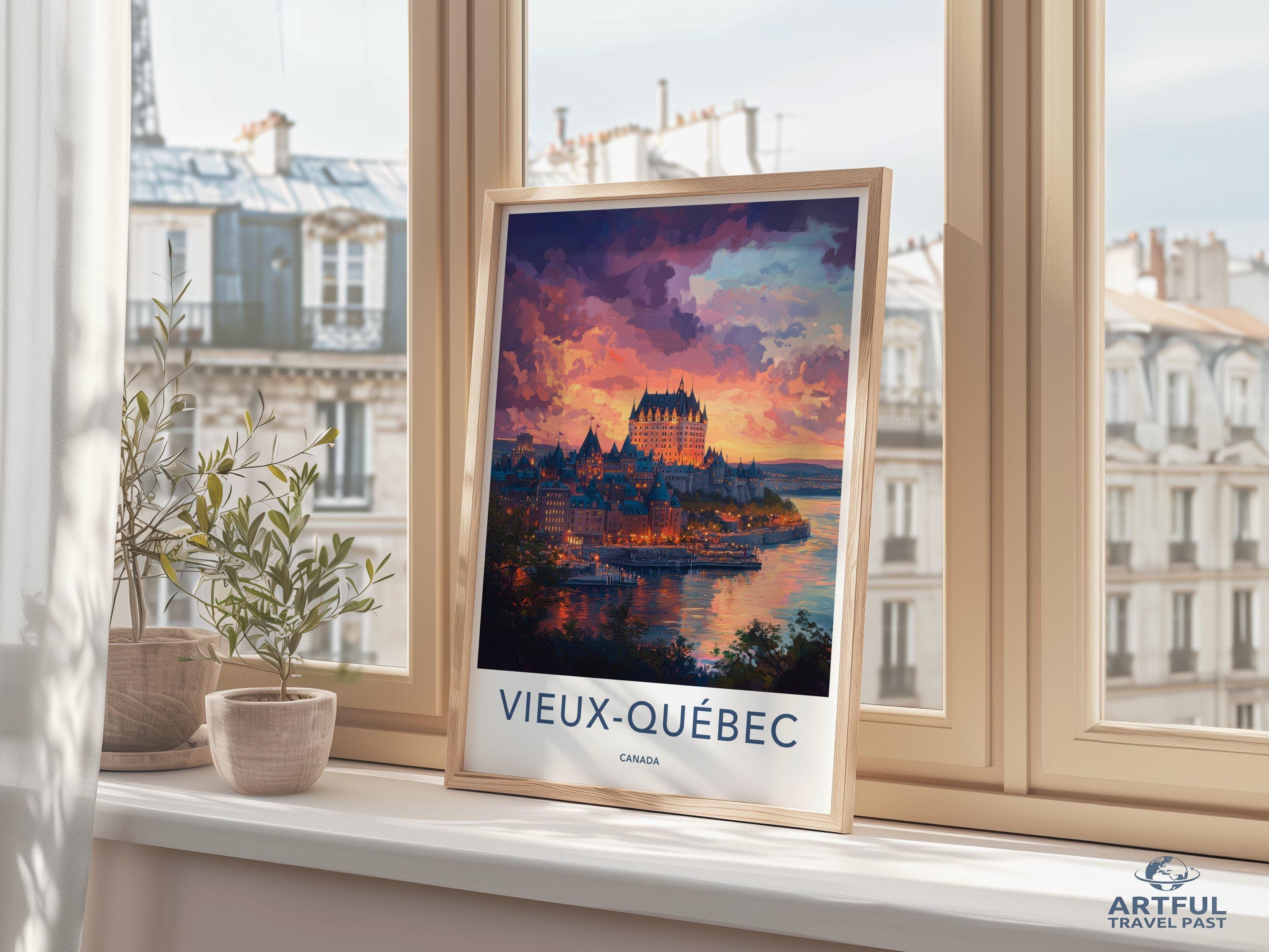 Vieux Quebec Poster - Canada Wall Art