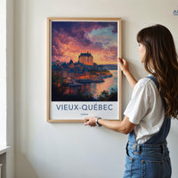 Vieux Quebec Poster - Canada Wall Art
