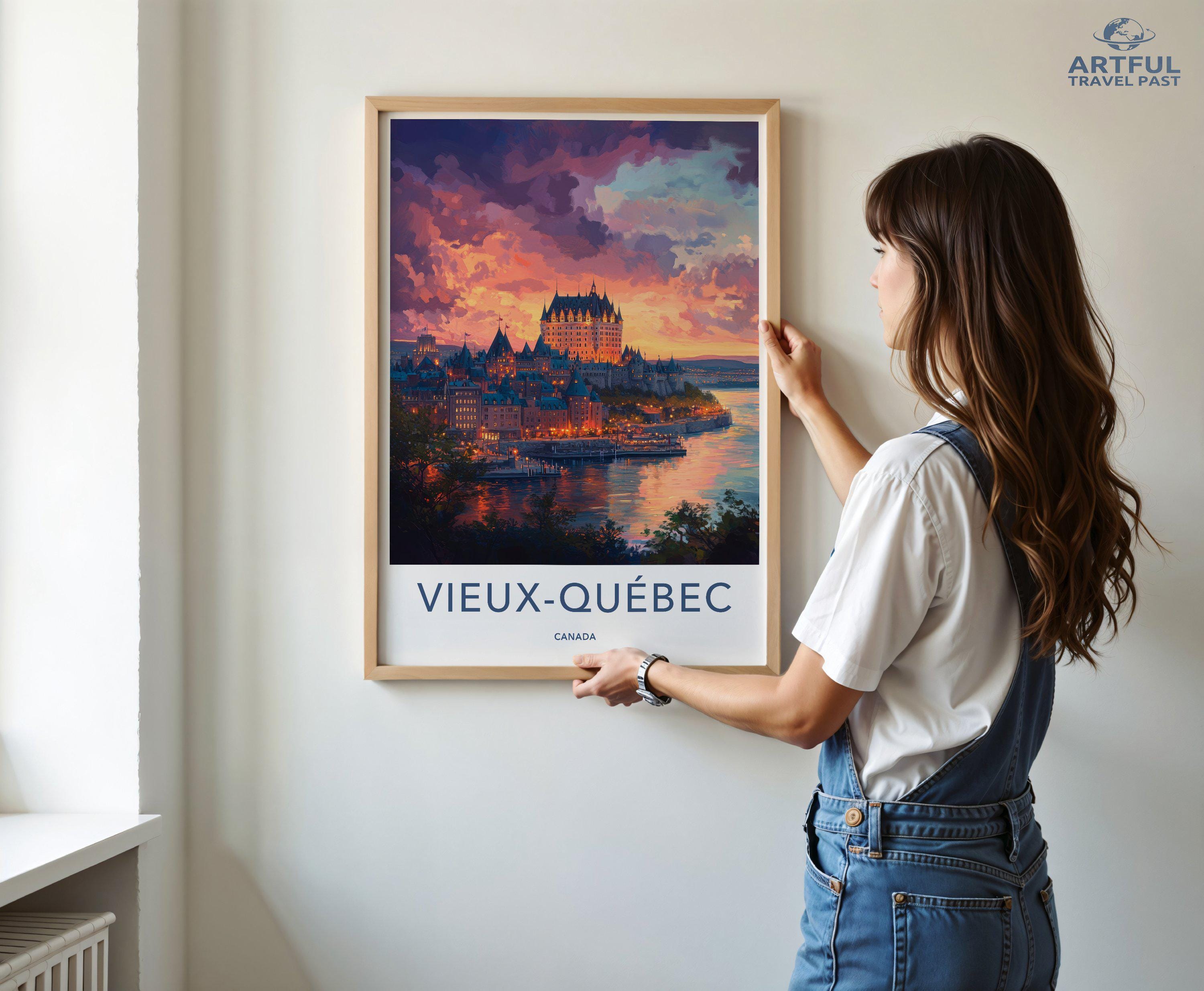 Vieux Quebec Poster - Canada Wall Art